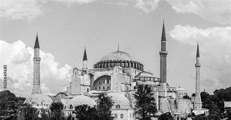 The Hagia Sophia Mosque In Sultan Ahmet Area In Istanbul Turkey In