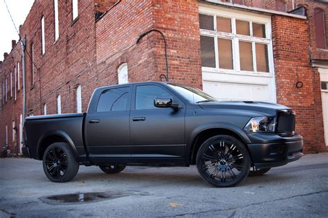 Matte Black Dodge Ram