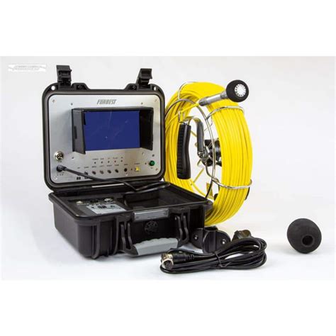 FORBEST Portable 130 Ft Color Sewer Drain Pipe Inspection Camera