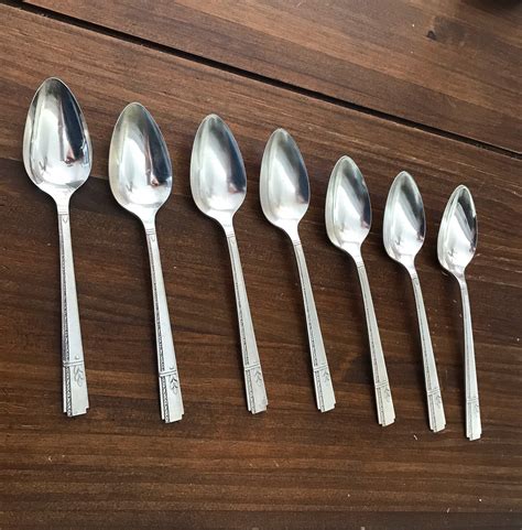 Oneida Prestige Plate Tablespoons Grenoble 1938 Pattern Set Of Etsy