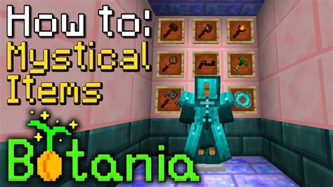 How To Botania Mystical Items Minecraft Youtube