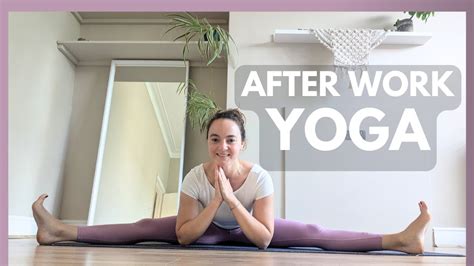 After Work Yoga | wind down and relax ~ 10 minutes - YouTube