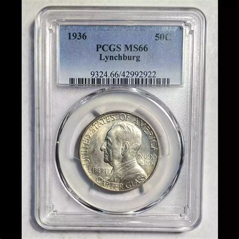 Classic Commemorative Lynchburg Virginia Sesquicentennial Pcgs