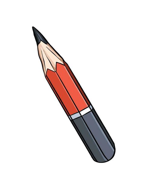 Short Pencil Clipart Art