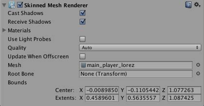 Unity Skinned Mesh Renderer