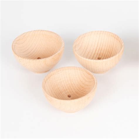 Small Wooden Bowls - Early Years Direct