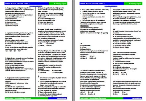 7 Sınıf Sosyal Bilgiler Ocak DYK Değerlendirme Sınavı ve Analizi