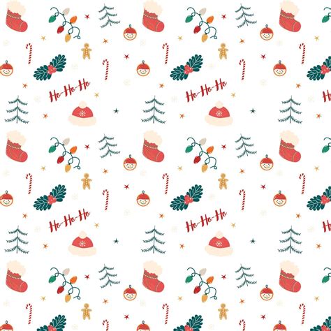 Christmas And New Year Eve Pattern Vector Art At Vecteezy