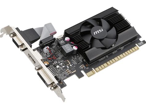 MSI GeForce GT 710 2GB DirectX 12 GT 710 2GD3 LP 64 Bit DDR3 PCI