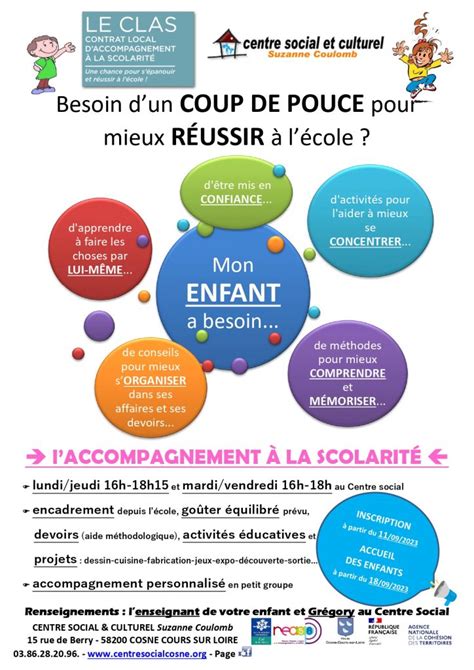 Accompagnement La Scolarit Clas Les Inscriptions D Marrent