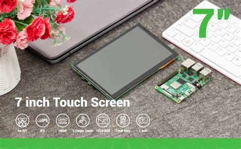 Amazon UCTRONICS 7 Inch IPS Touch Screen For Raspberry Pi 4 1024