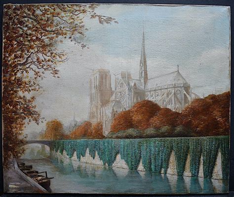 Proantic: View Of Paris Notre Dame De Paris Canal Saint - Martin XX Ye