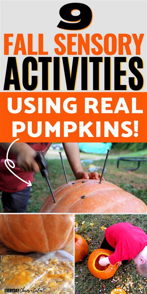 9 Pumpkin Sensory Activities For Fall Fun With Real Pumpkins