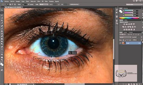 Cambiar Color De Ojos Con Photoshop Youtube