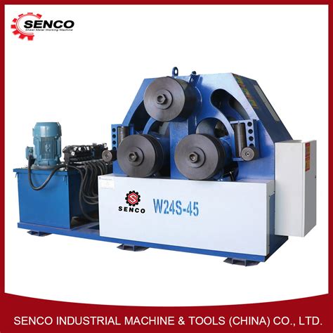 W24s Series Three Roller Hydraulic Manual Pipe Bender Rolling Pipe