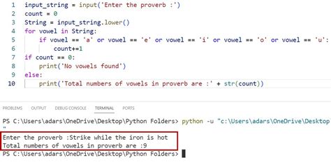 How To Count And Display Vowels In A String In Python 6 Different