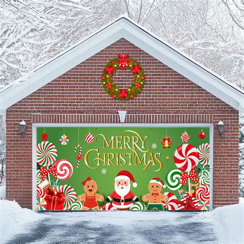 christmas garage door cover 5