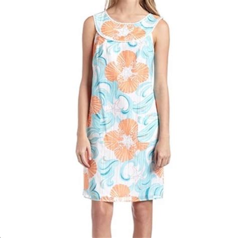 Lilly Pulitzer Janet Do The Wave Shift Dress Gem