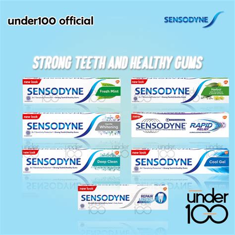 Sensodyne Pasta Gigi Sensitif Essensial Care Fresh Mint Cool Gel Gentle