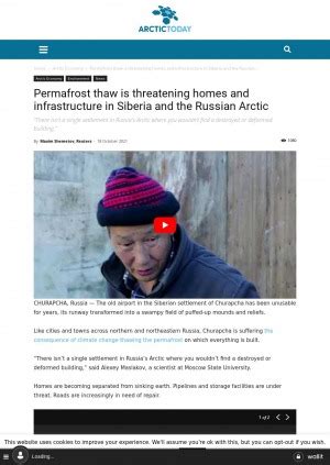 Permafrost Thaw Is Threatening Homes And Infrastructure In Siberia And