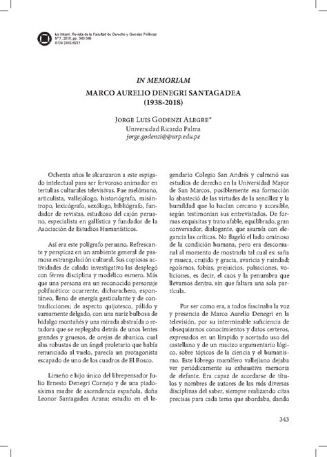 Texto Del Manuscrito In Memoriam Marco