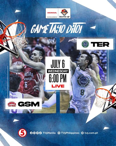 TV5 On Twitter Honda 47th Season PBA Philippine Cup Terrafirma Dyip