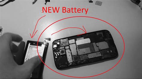 Como cambiar batería de Motorola Moto G replacing battery in Motorola