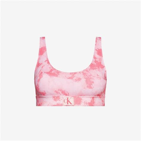 Calvin Klein Print Kad N Pembe Bikini St Kadin Mayo Bikini Superstep