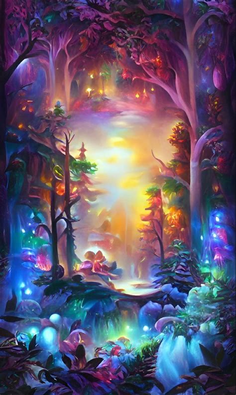 Enchanted Forest Painting