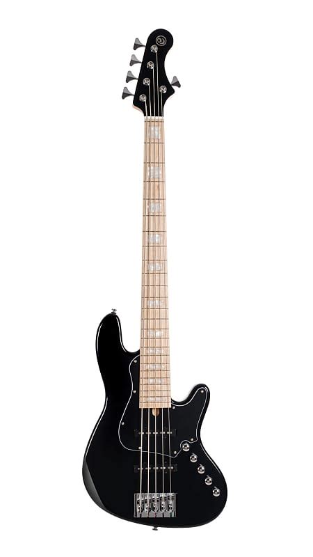 Cort Professional 5 String Electric Jazz Bass W Case Black Reverb