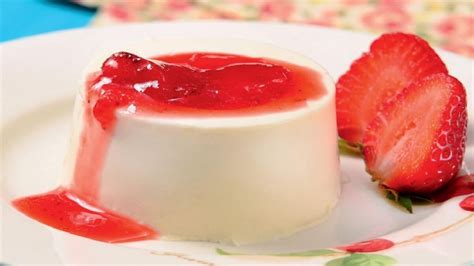 Panna Cotta De Lim O Compota De Morango Site Ana Maria Braga