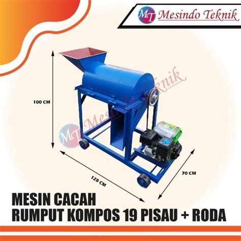 Jual Mesin Cacah Rumput Kompos Pisau Roda Shopee Indonesia