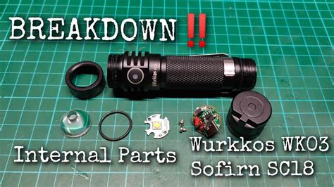 Tutorial Breakdownteardown Bongkar Wurkkos Wk Sofirn Sc