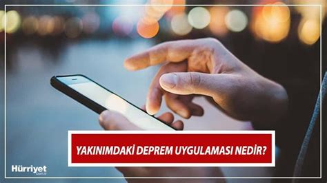 DEPREM UYARI SİSTEMİ NASIL ÇALIŞIR VE İNDİRİLİR Yakınımdaki deprem