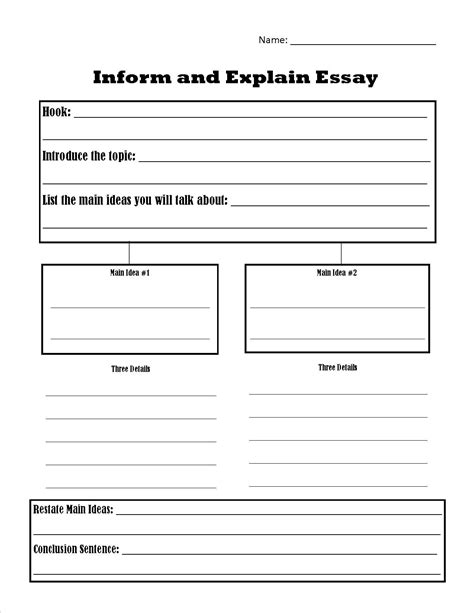 Inform And Explain Essay Expository Essay Fourth Grade 4th Grade