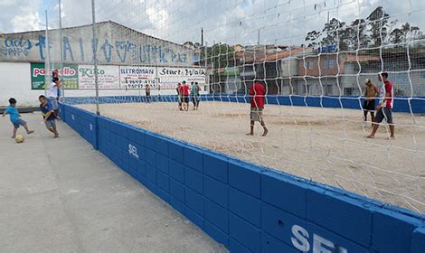 Ribeirão Pires revitaliza oito quadras de areia ABC do ABC