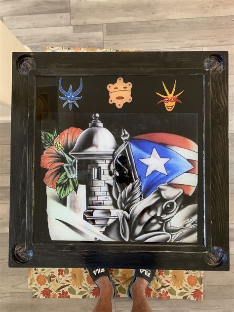 Domino Tables Most Hand Painted Sabor Boricua Llc