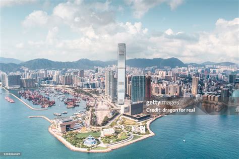 Skyscrapers In Kowloon Station High Res Stock Photo Getty Images