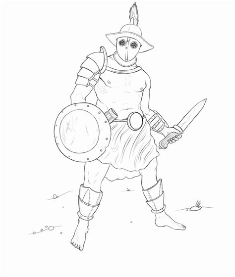 Gladiator Drawing At Getdrawings Free Download