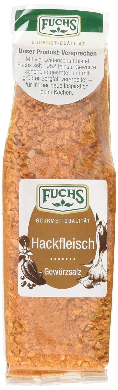 Fuchs Gewürze Hackfleisch Gewürzsalz 100 g Amazon de Lebensmittel