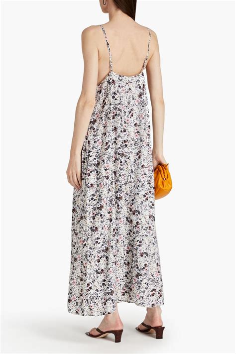 Gestuz Floral Print Woven Midi Dress The Outnet