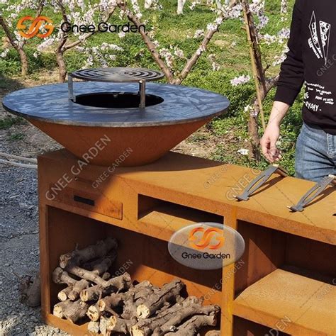 Fábrica de proveedores de fabricantes de barbacoas de acero corten de