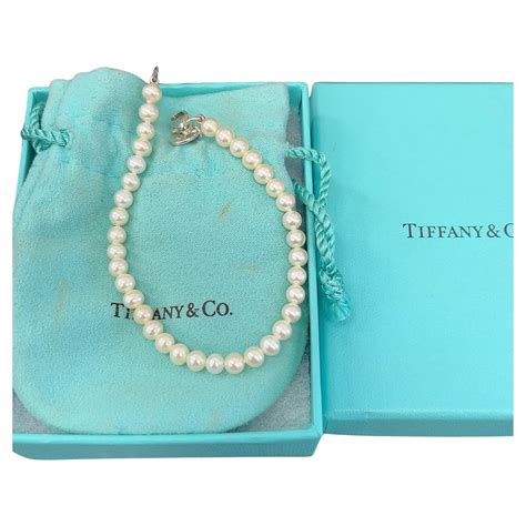 Tiffany And Co Pearl Bracelet In Sterling Silver For Sale At 1stdibs