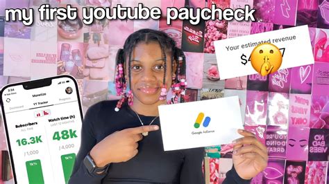 My First Youtube Paycheck As A Small Youtuber How Much Do Small