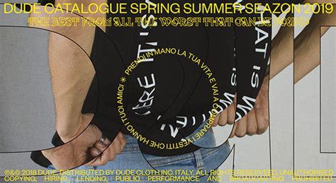 Catalogue & LookBook Dude Clothing on Behance