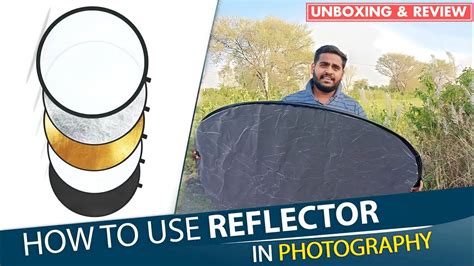 How To Use 5 In 1 Reflector In Outdoor Photography YouTube Video