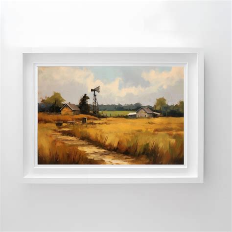 Rustic Farmland Art Print, Printable Wall Art Digital Art Decor - Etsy