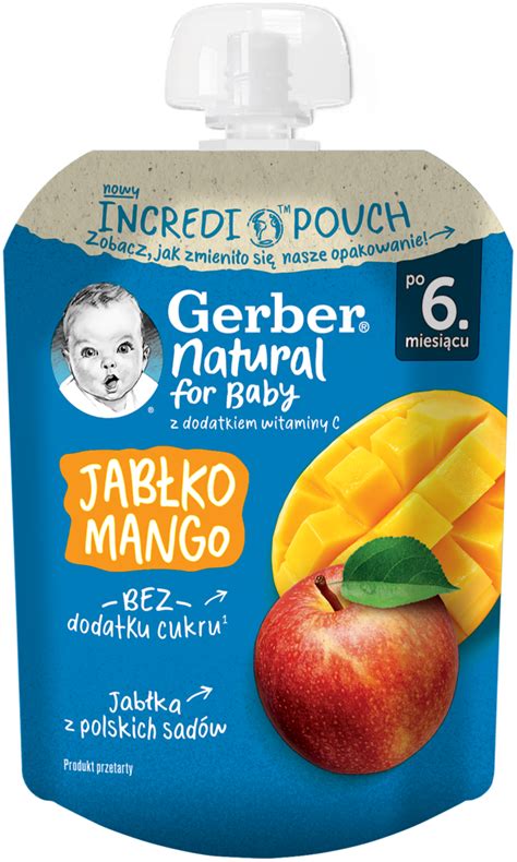 Nestl Gerber Deserek W Tubce Jab Ko Mango Po M Cu G