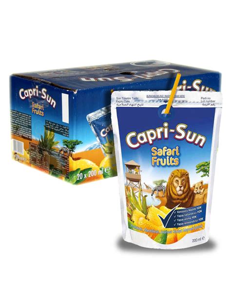 Capri Sun Meyve Suyu Ml X Li Koli Safari Fruits Fmcgstore