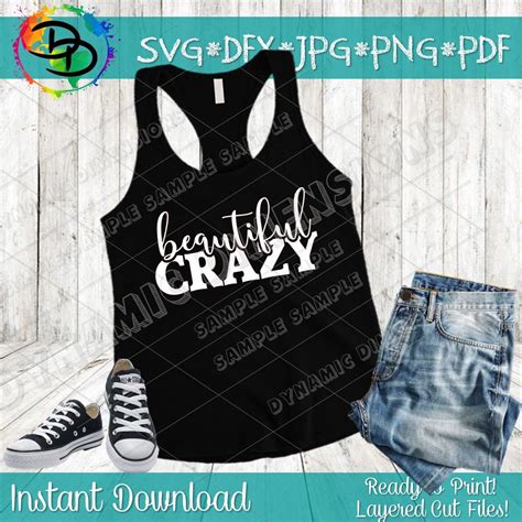 Beautiful Crazy Svg Country Girl Svg Luke Combs Svg Beautiful Crazy By Dynamic Dimensions